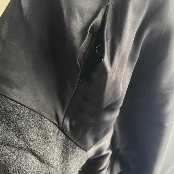 Vintage London Fog Gray 100% Wool Women’s Long Line Overcoat Sz 10 Petite - Picture 10 of 10